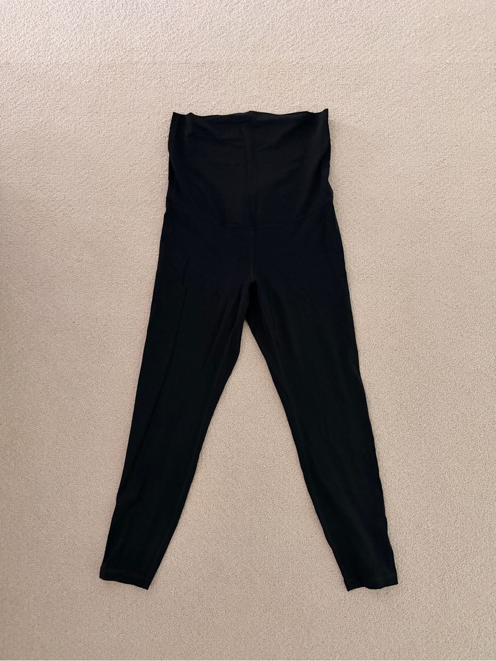 High-Waist Black Maternity Leggings CRZYOGA
